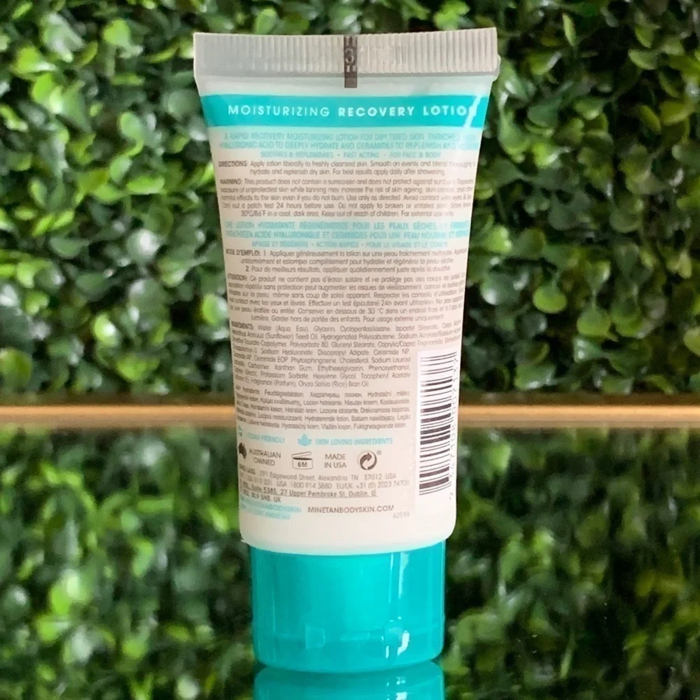 MineTan Rapid Recovery Moisturizing Lotion | NEW | Mini 30mL Mine Tan